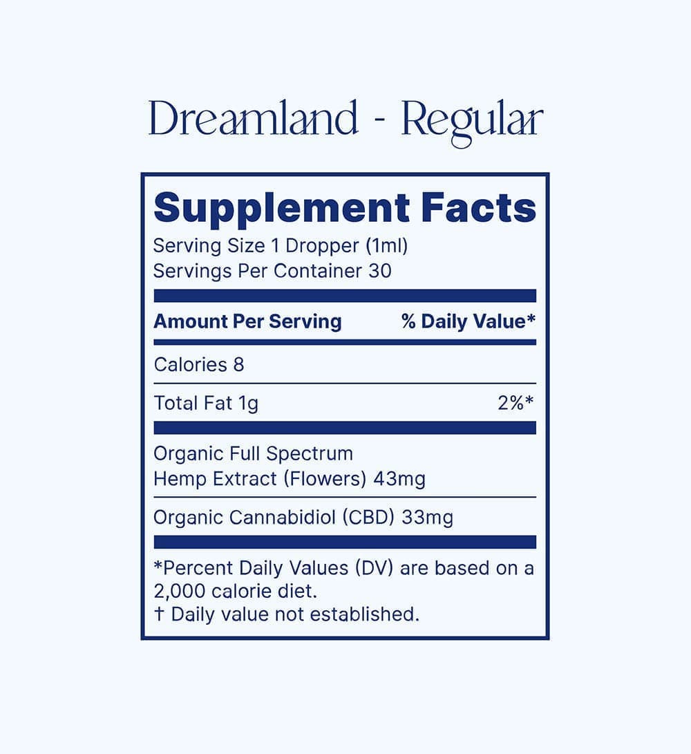Dreamland - Organic CBD Sleep Drops by Jupiter