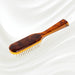 108G KOH-I-NOOR Jaspe rectangular hairbrush with brown tortoiseshell acetate handle, and gold pins