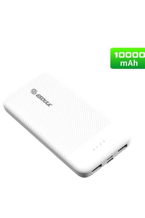 Mighty Wireless - Esoulk 10000mah Power Bank EP06 WHITE