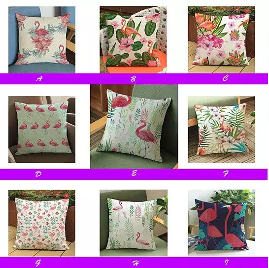  Fabulous Flamingos Cushion Covers by VistaShops VistaShops Perfumarie