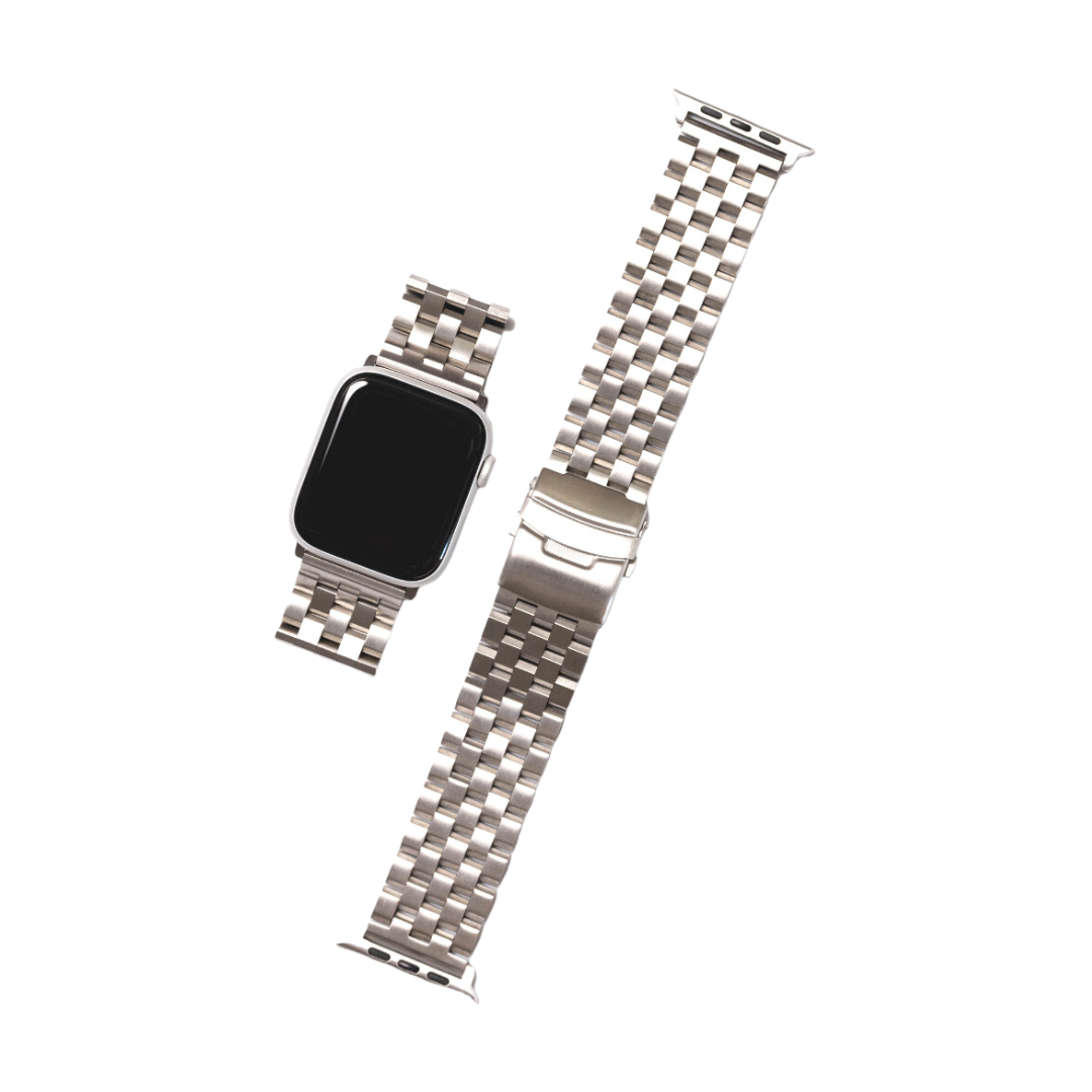 METAL Apple Watch Strap - Silver by Bullstrap