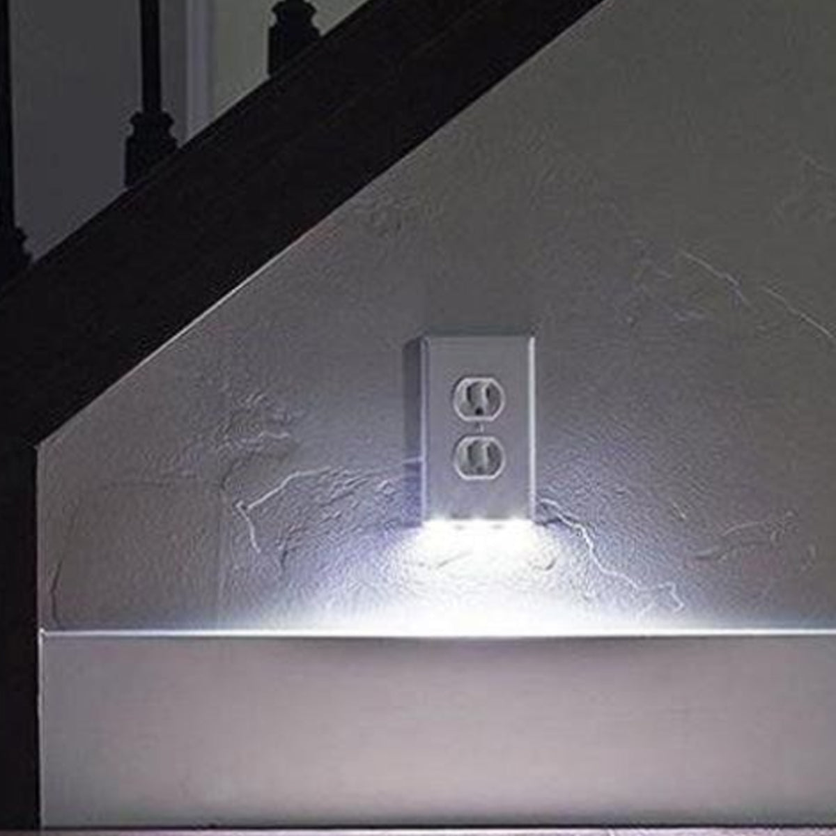  Path Lighter Auto Motion Wall Plate LED Light  2- PACK by VistaShops VistaShops Perfumarie