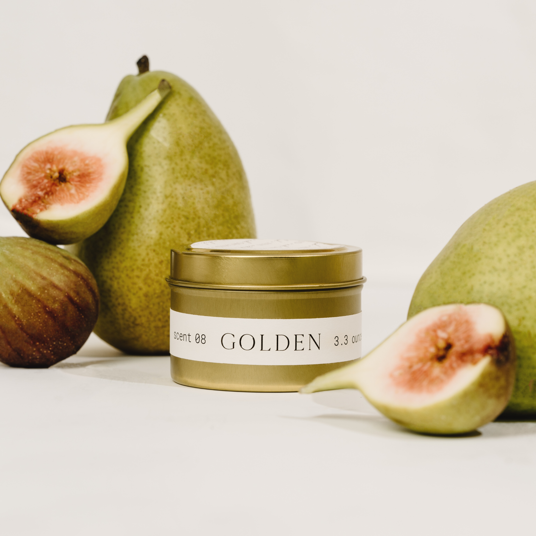 GOLDEN Travel Tin Candle by Orchid + Ash