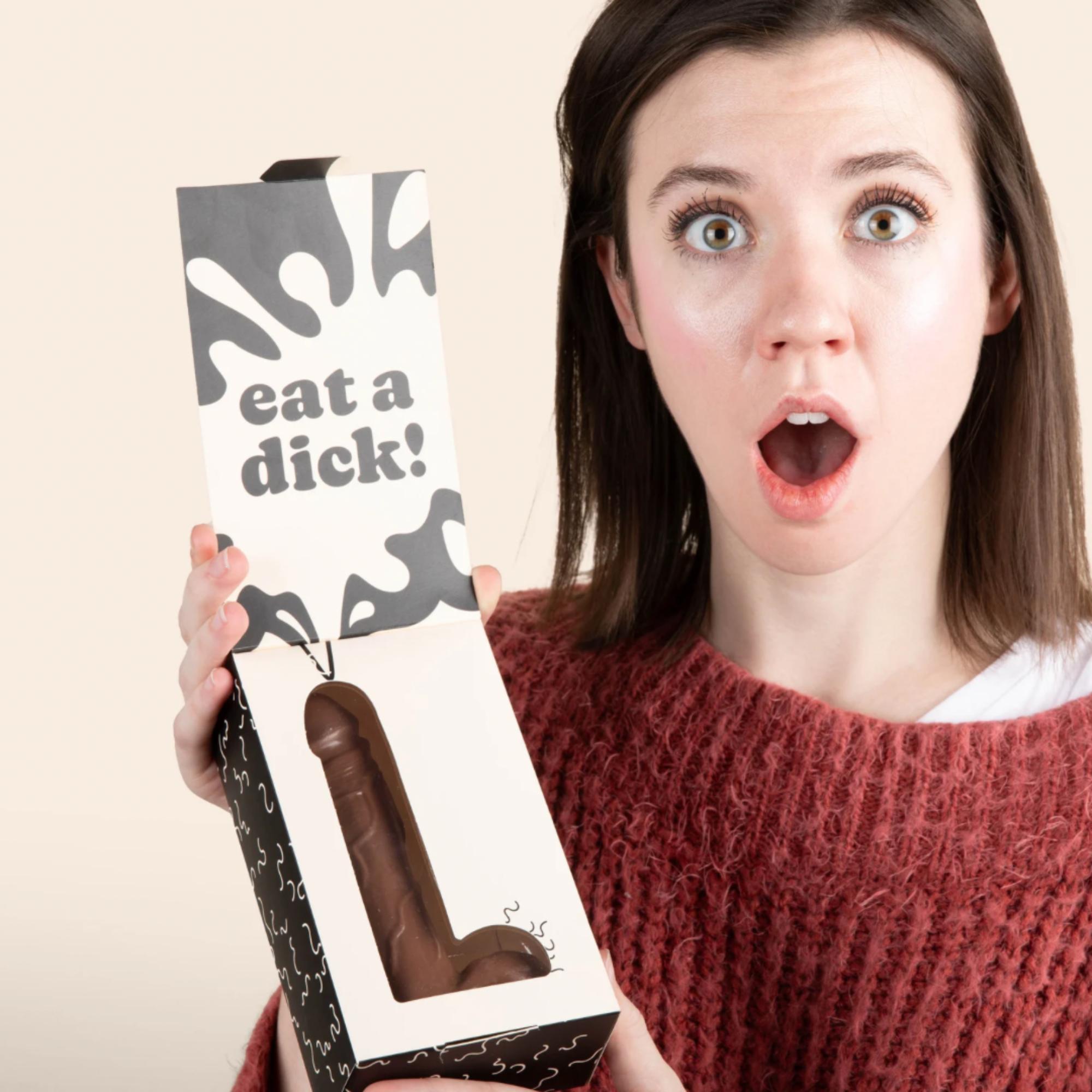 Happy Birthday - Eat A Dick Chocolate by DickAtYourDoor