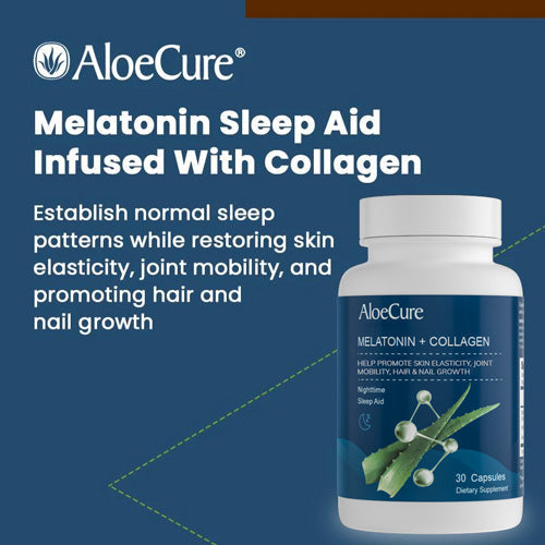 Melatonin + Collagen Sleep Support by AloeCure