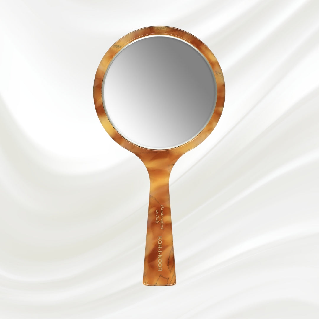 Luxury Hand Mirror - Honey by KOH-I-NOOR Beauty USA