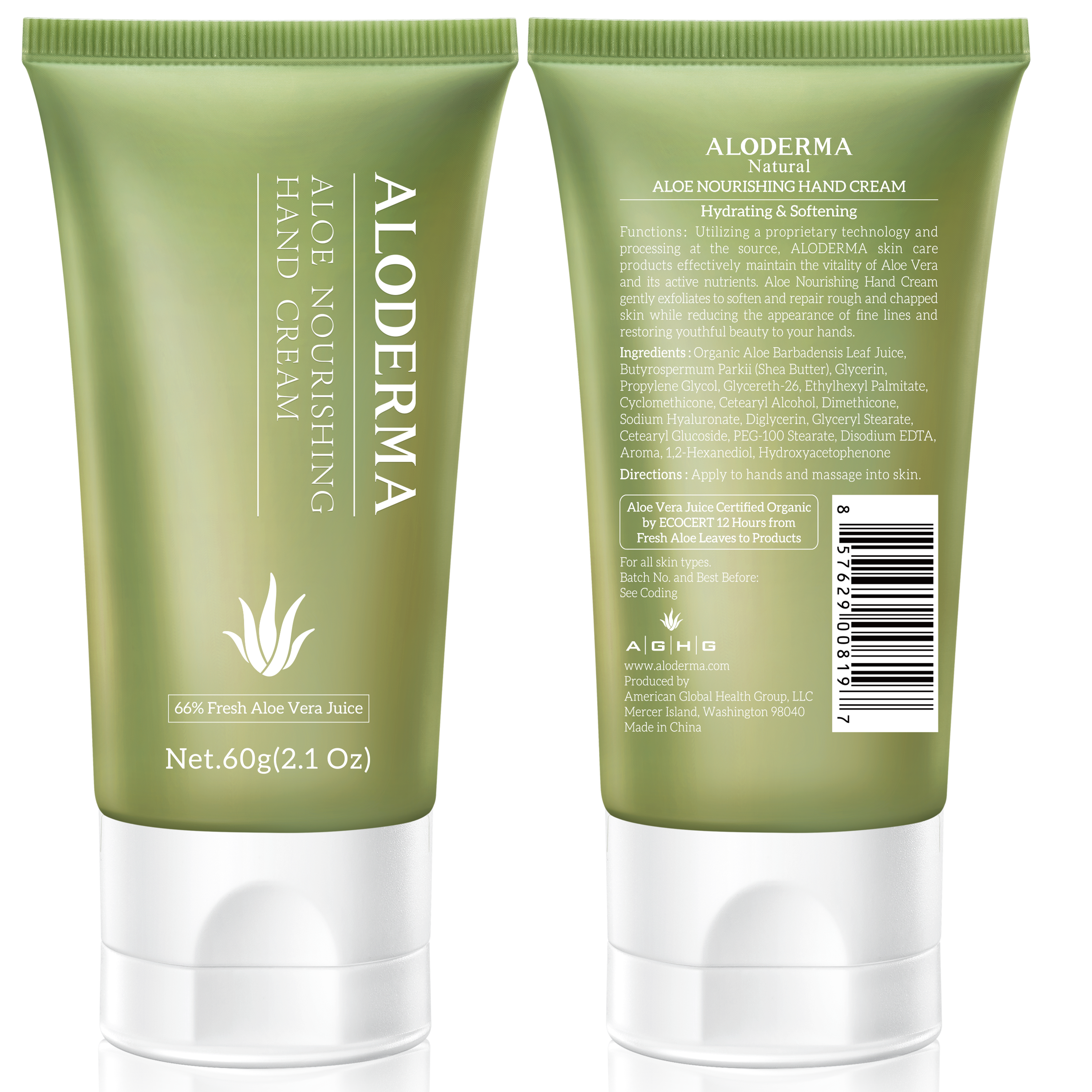 ALODERMA Aloe Nourishing Hand Cream by AloeCure