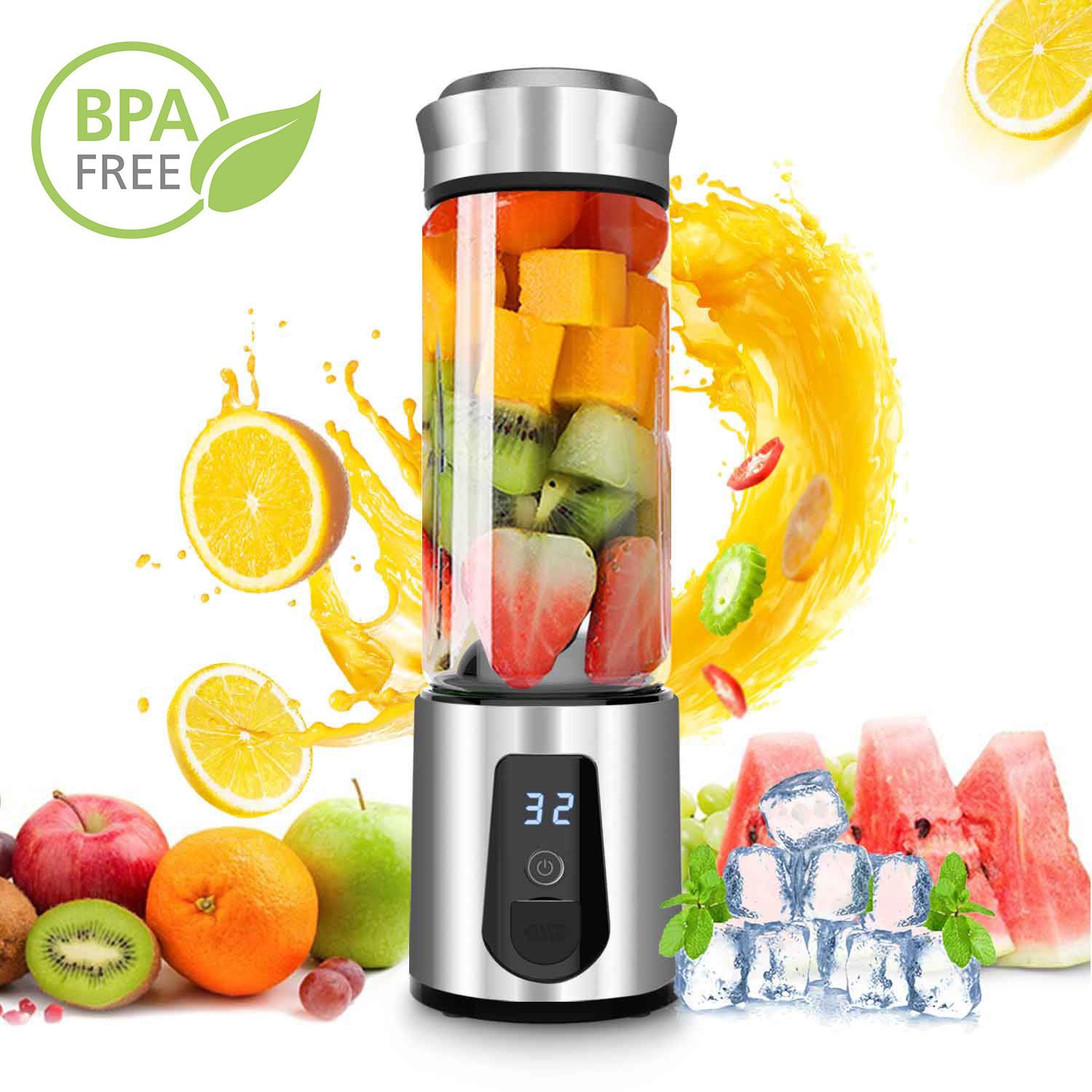  JuiceUp N Go Quick Portable Juicer And Smoothie Blender by VistaShops VistaShops Perfumarie