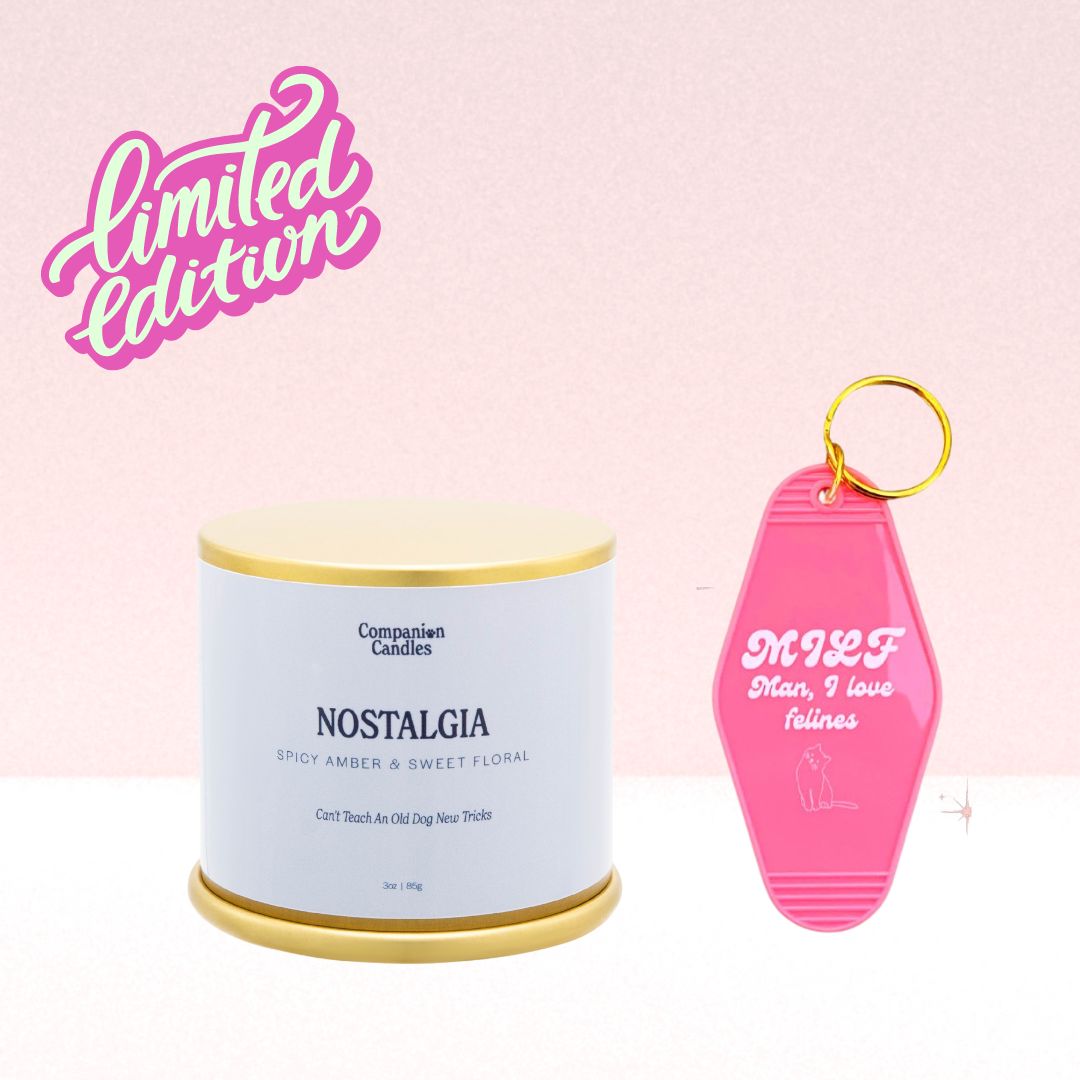 Limited Edition: Mini candle + keychain by Companion Candles