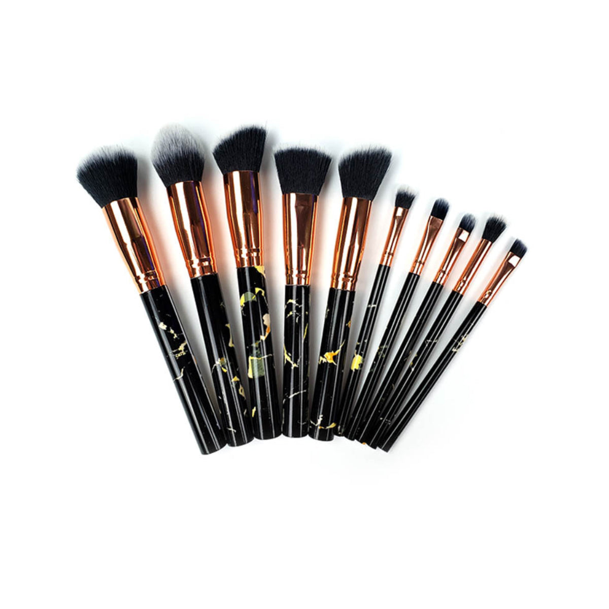  La Canica 10 In 1 Makeup Brush Set With Travel Friendly Container by VistaShops VistaShops Perfumarie