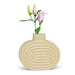  Single Oval Ridged Vase-6"H Abbott Perfumarie