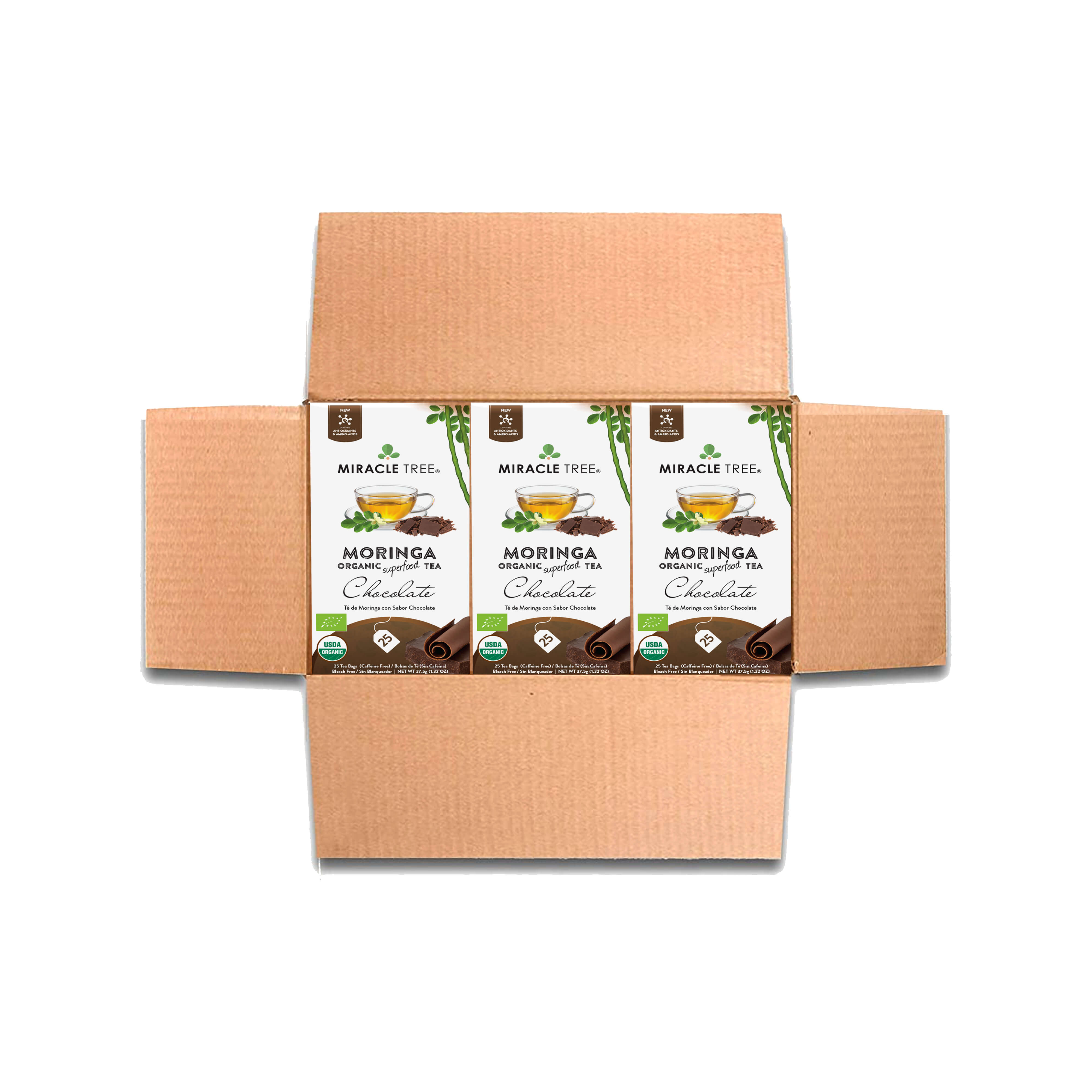 Organic Moringa Tea, Chocolate by Miracle Tree