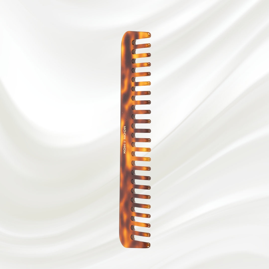 Jaspe Wide Spread Tooth Comb by KOH-I-NOOR Beauty USA