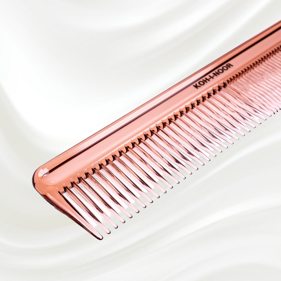 All Seasons Wide and Close Spread Teeth Comb by KOH-I-NOOR Beauty USA