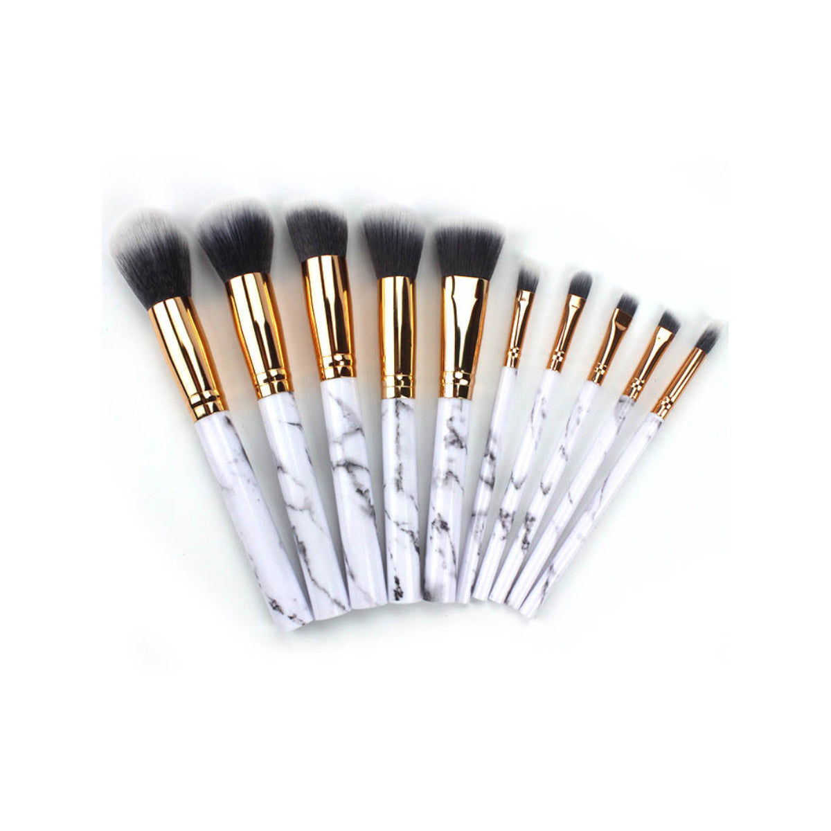  La Canica 10 In 1 Makeup Brush Set With Travel Friendly Container by VistaShops VistaShops Perfumarie