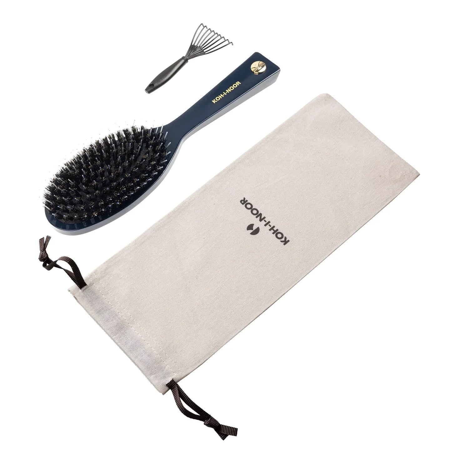 Pastel Boar and Nylon Pin Hair Brush by KOH-I-NOOR Beauty USA