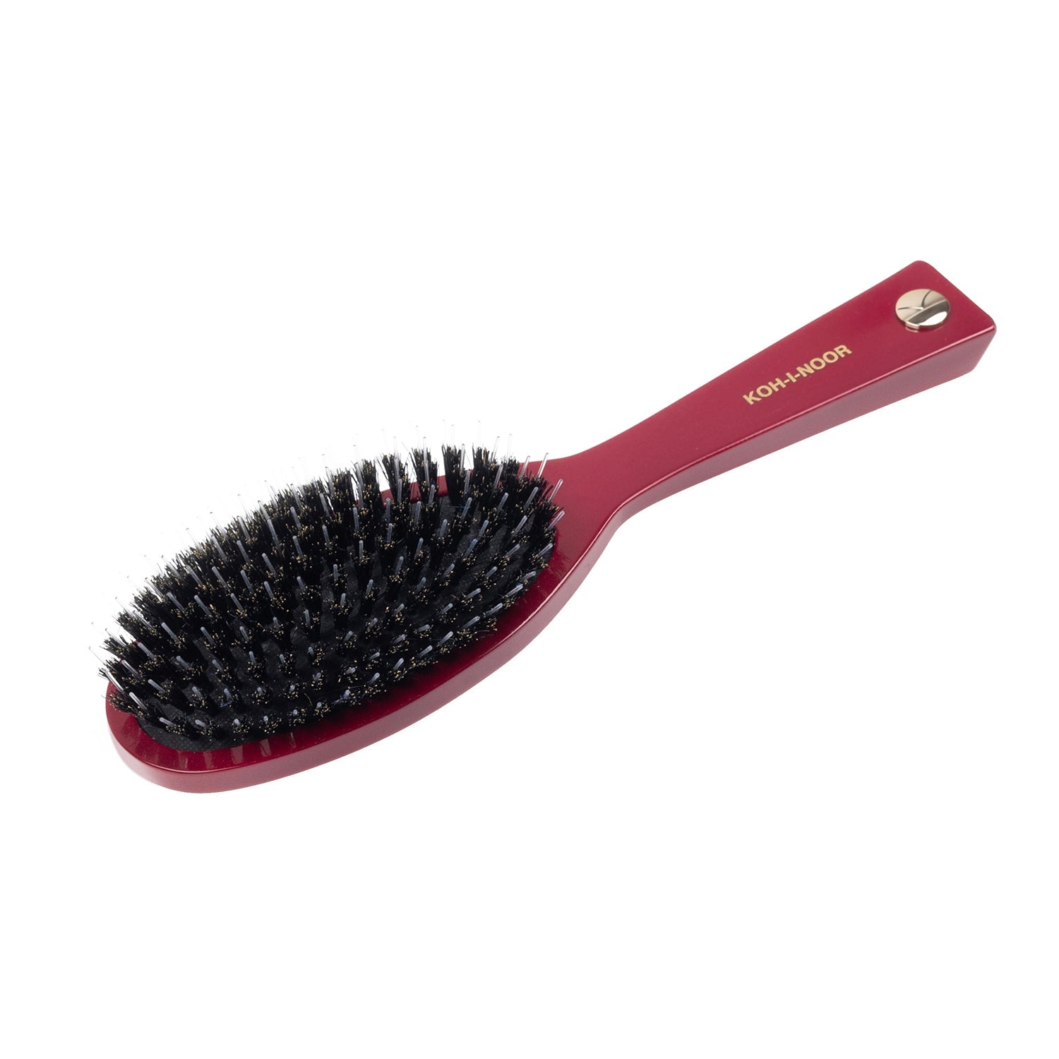 Pastel Boar and Nylon Pin Hair Brush by KOH-I-NOOR Beauty USA
