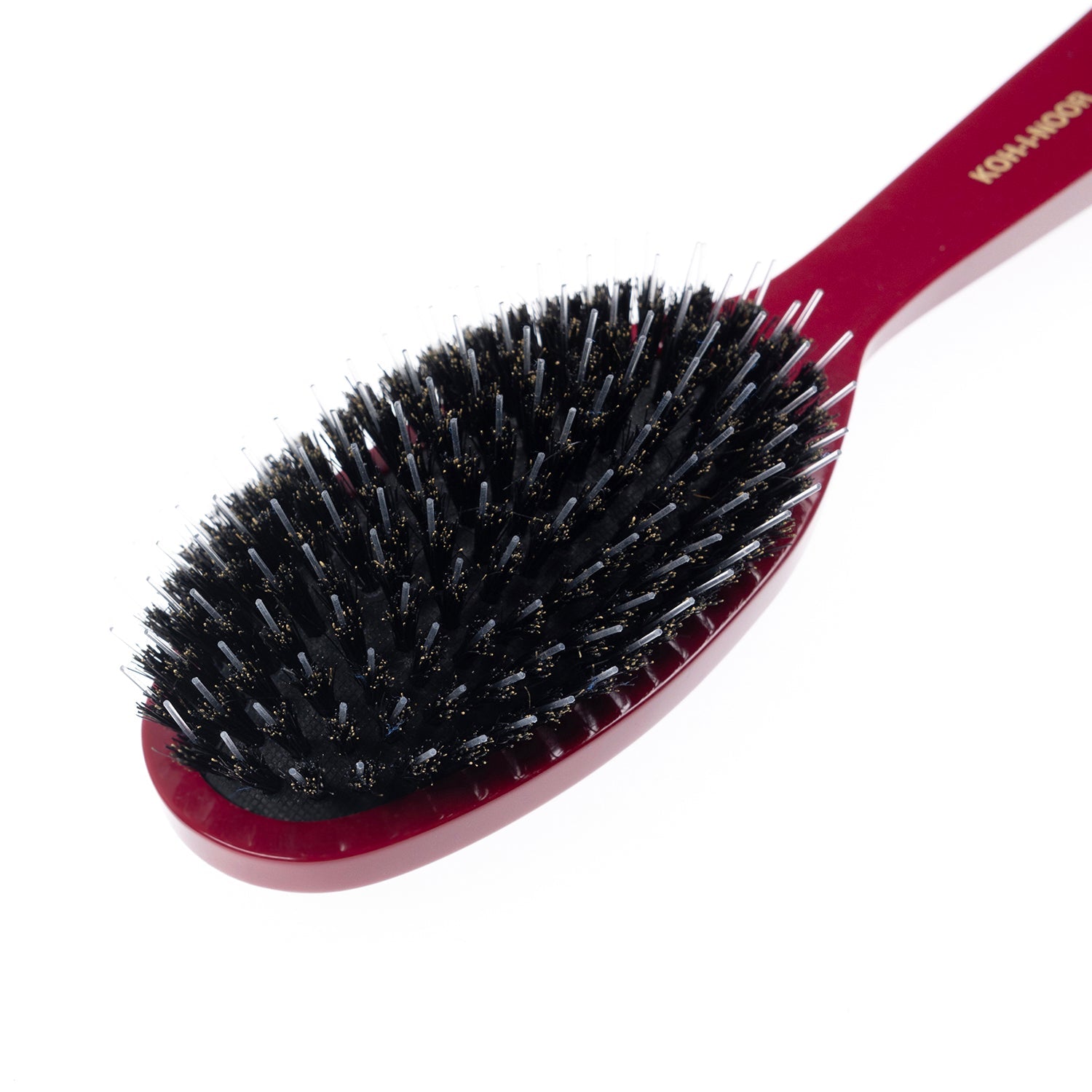 Pastel Boar and Nylon Pin Hair Brush by KOH-I-NOOR Beauty USA
