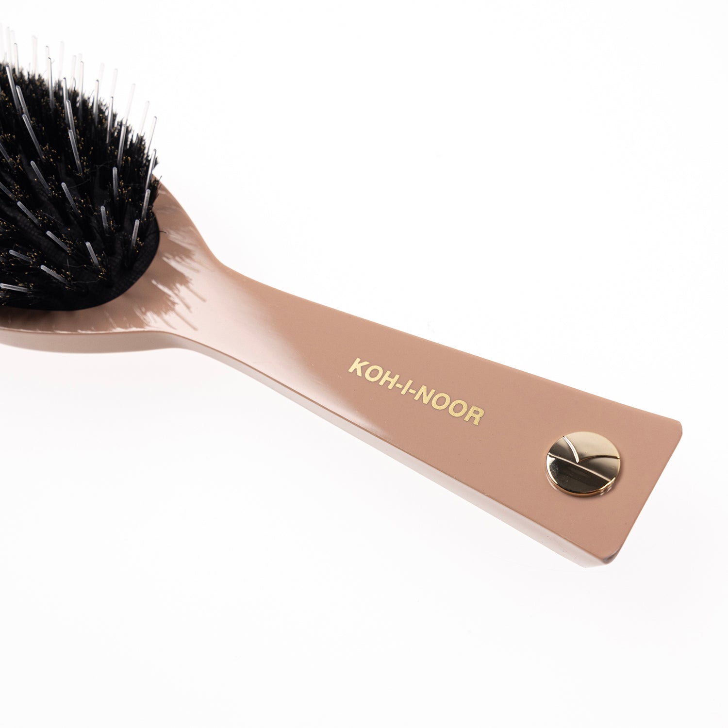 Pastel Boar and Nylon Pin Hair Brush by KOH-I-NOOR Beauty USA