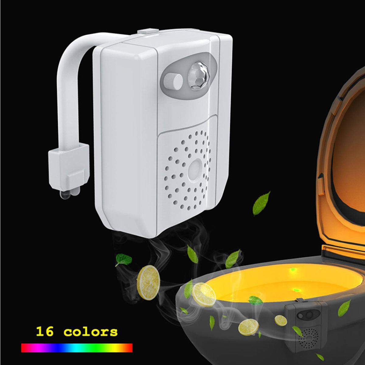  CLEAN BOWL UV Sanitizing Light For Germ Free Toilets With LED Motion Light by VistaShops VistaShops Perfumarie