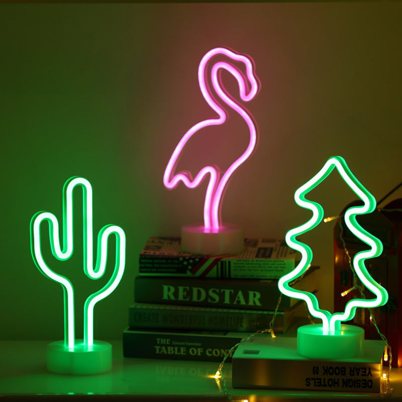  Tropical Nights Neon Deco Lights With Remote Control by VistaShops VistaShops Perfumarie