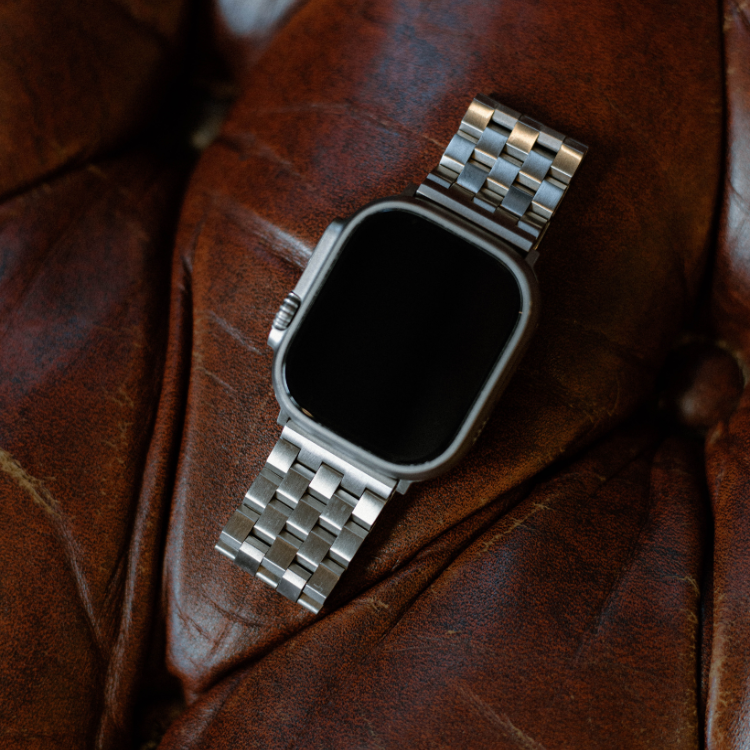 METAL Apple Watch Strap - Silver by Bullstrap