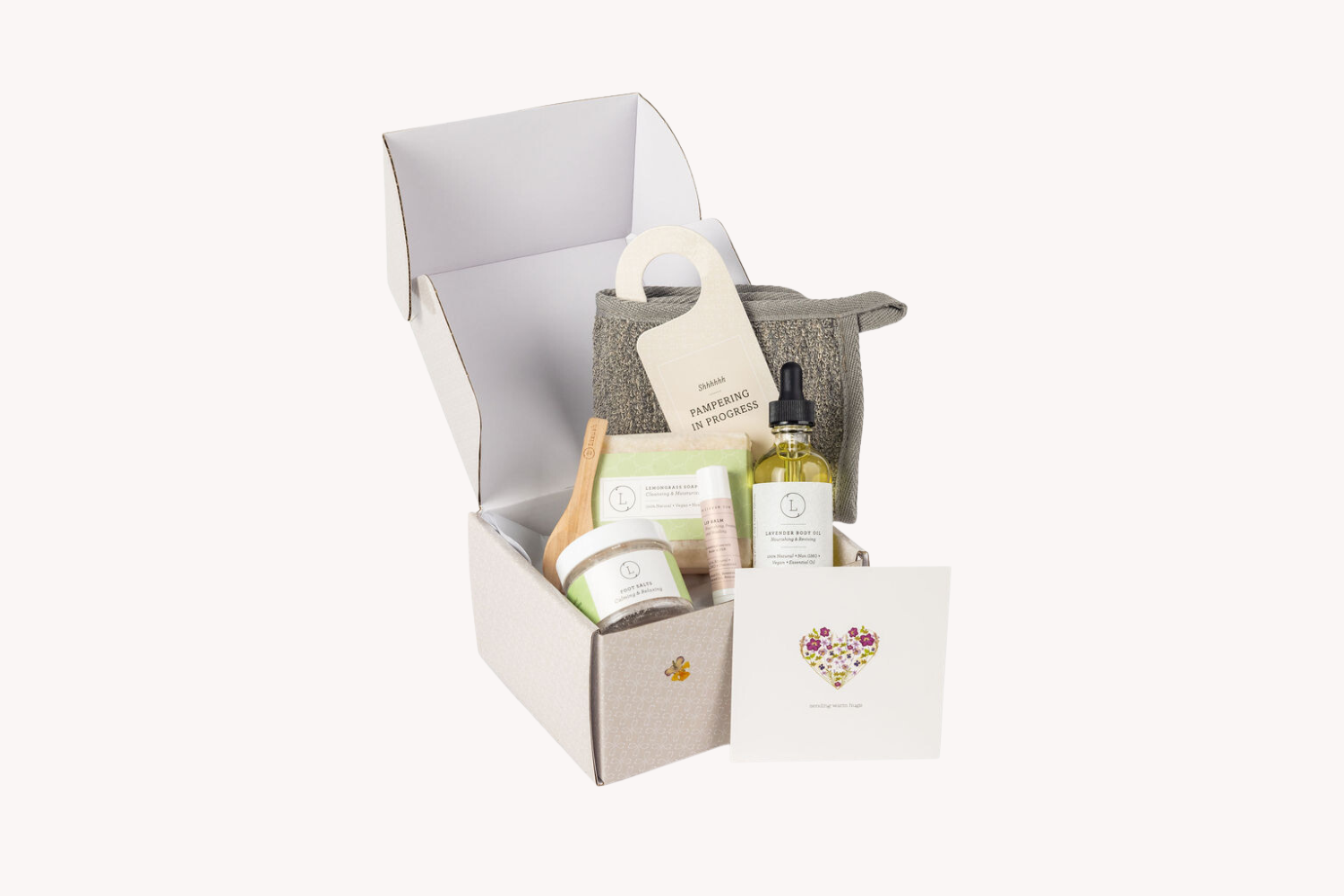 Citrus Self care gift box, Natural skincare gift set - Unisex - AG by Lizush