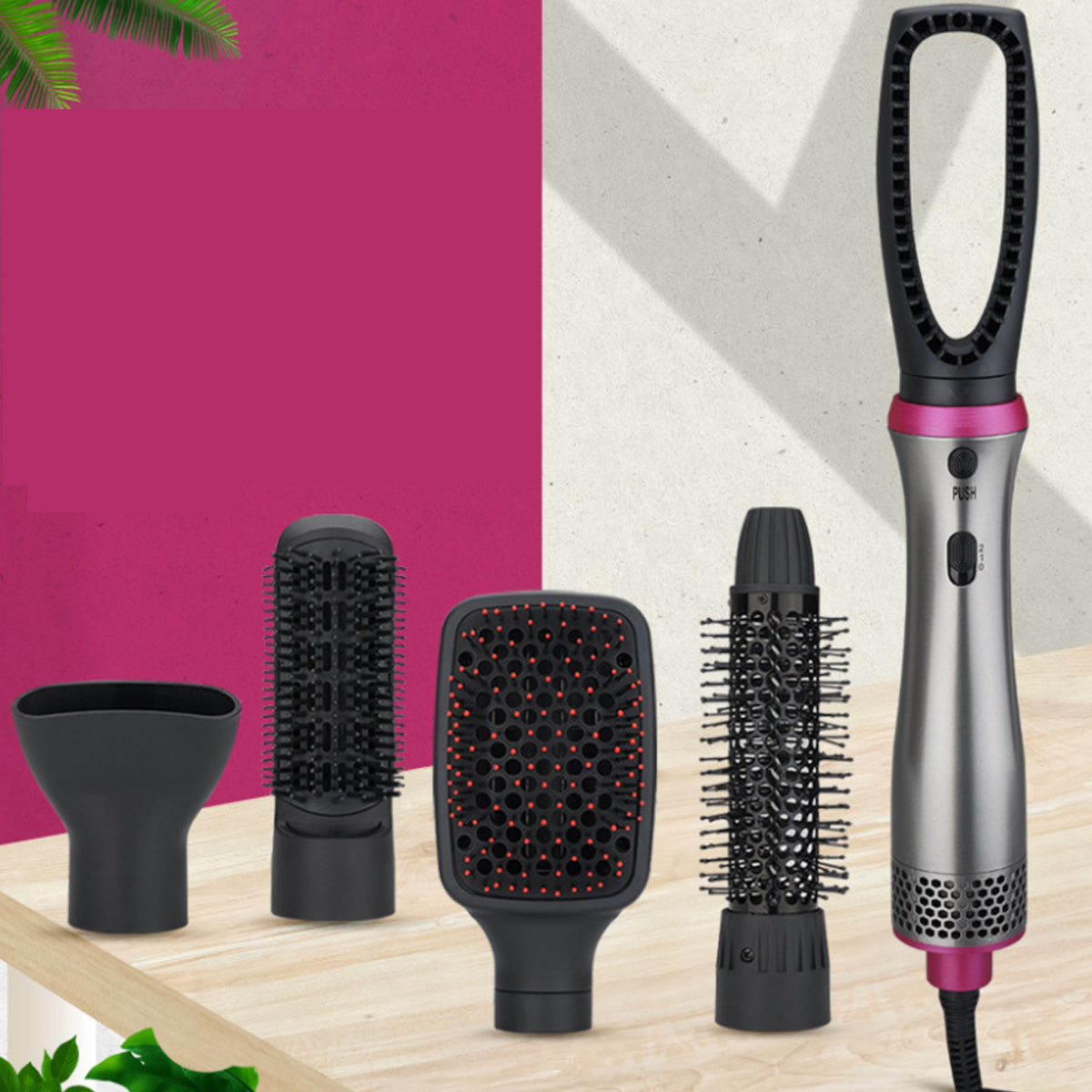  Good Hair Day Hair Brush 5 In 1 Curler And Straighter by VistaShops VistaShops Perfumarie