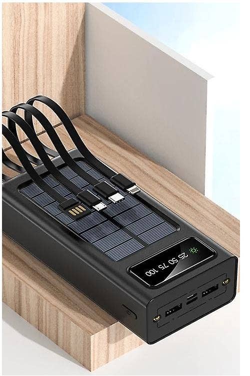 Mighty Wireless - 30000 Mah Solar Power Bank 4in1