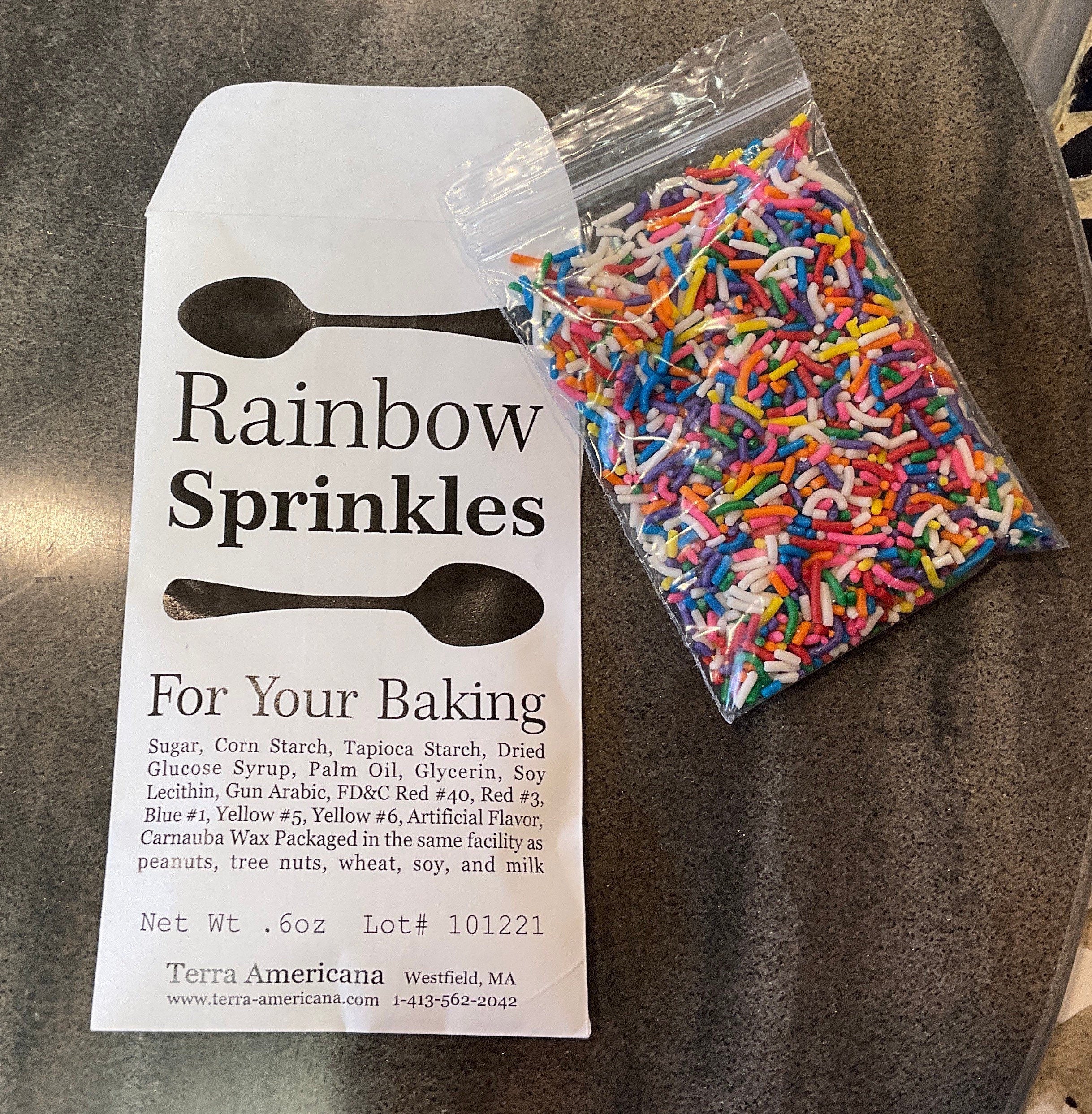 Sprinkles for Cookies and Cakes - Red, Rainbow, Orange, Candy Cane