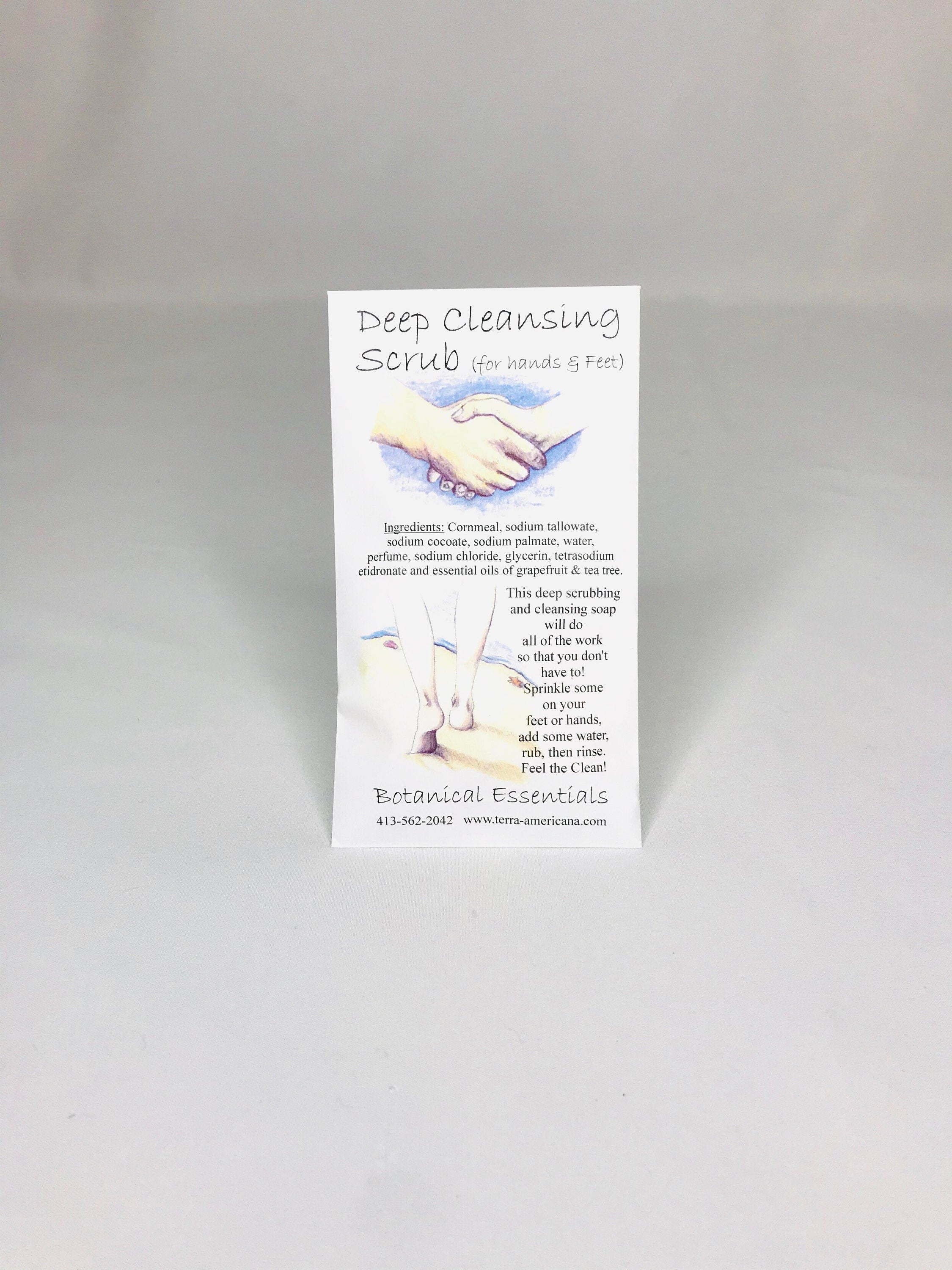 Deep Cleansing Scrub (for hands & feet)