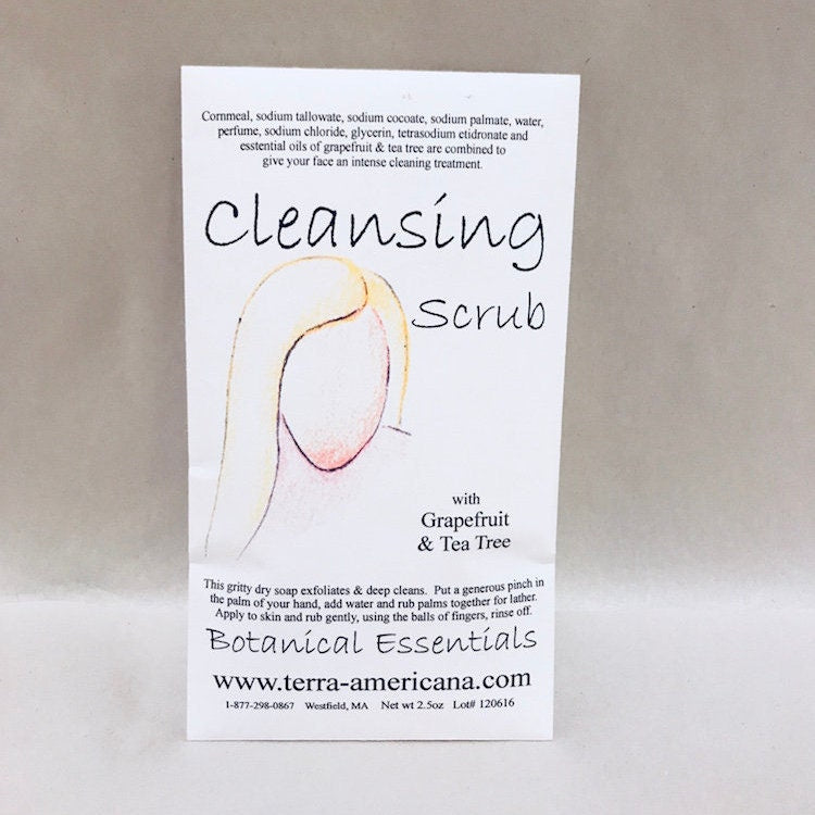 Facial Cleansing Scrub with Grapefruit & Tea Tree