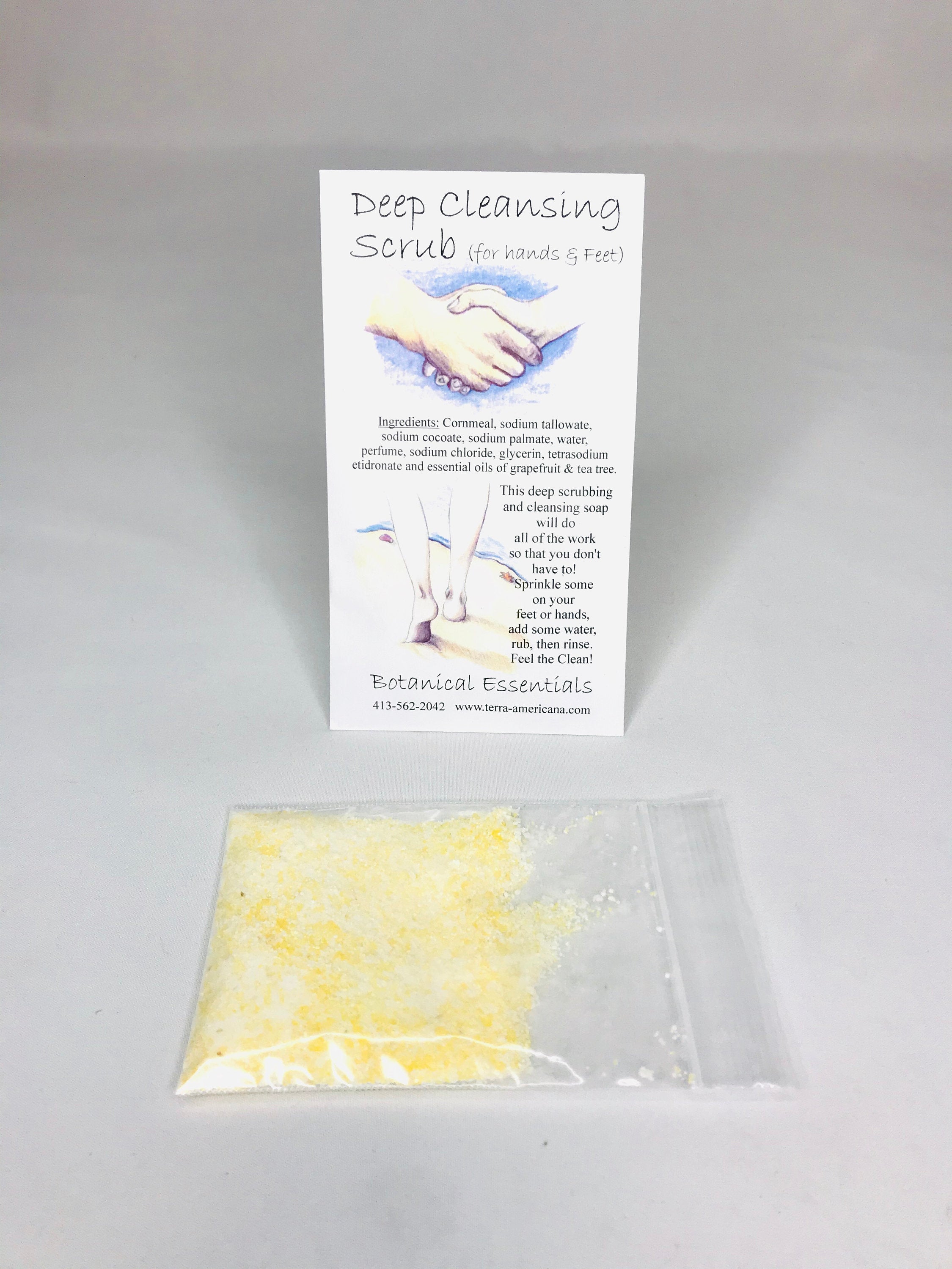 Deep Cleansing Scrub (for hands & feet)