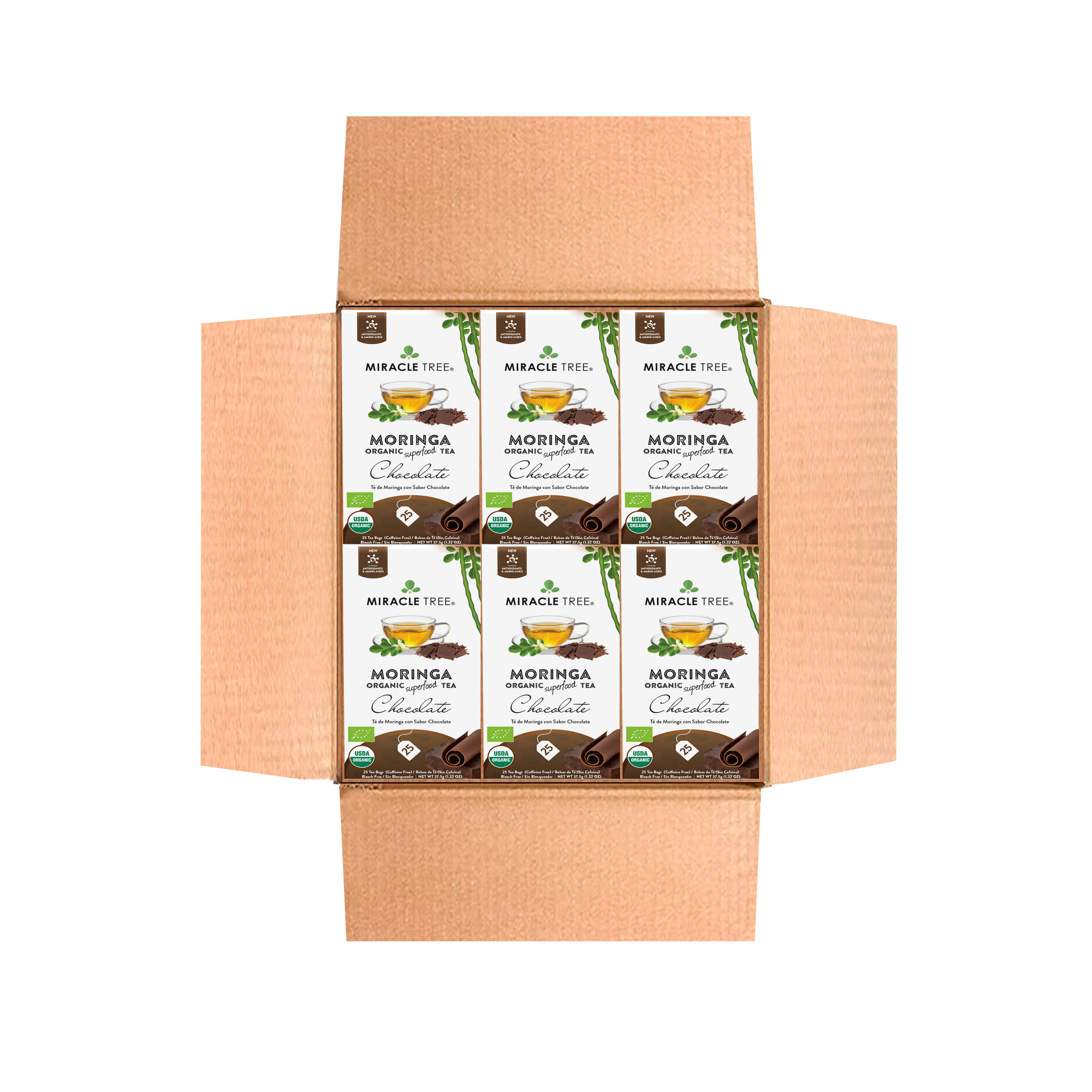 Organic Moringa Tea, Chocolate by Miracle Tree