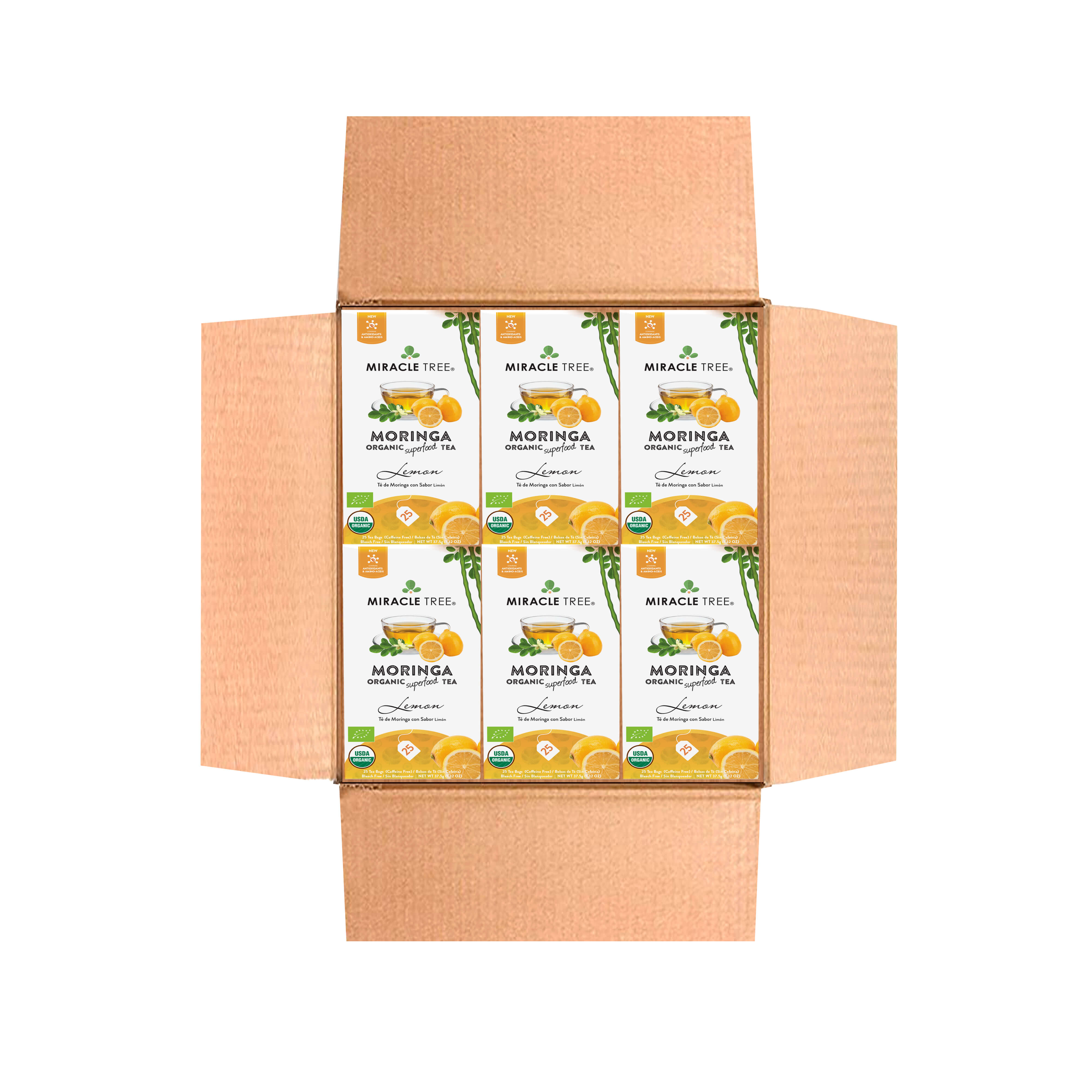 Organic Moringa Tea, Lemon by Miracle Tree