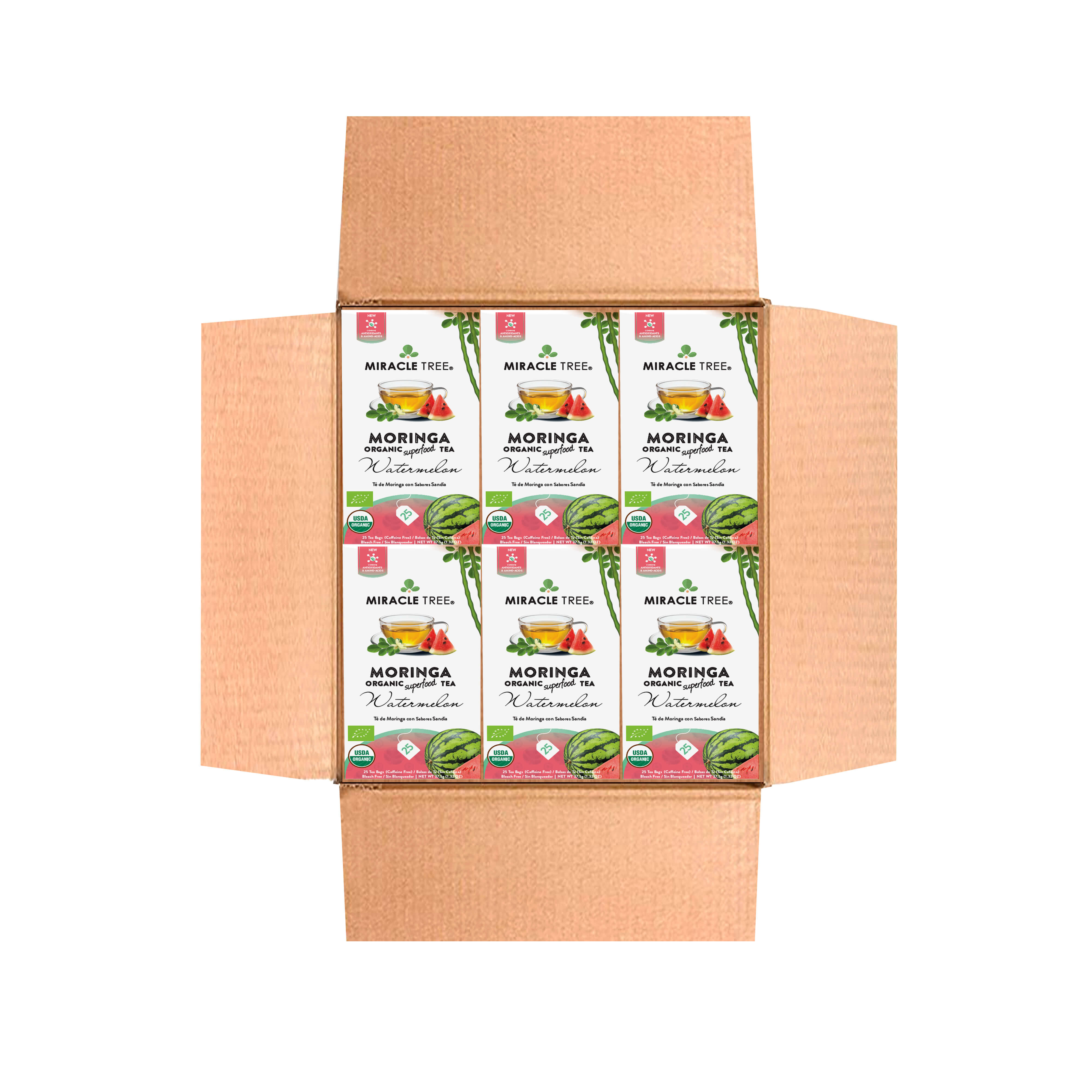 Organic Moringa Tea, Watermelon by Miracle Tree