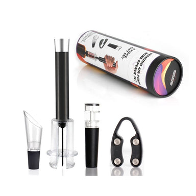  Pour And Preserve Set of 4 Foil Cutter Air Wine Opener Aerator And Wine Stopper by VistaShops VistaShops Perfumarie