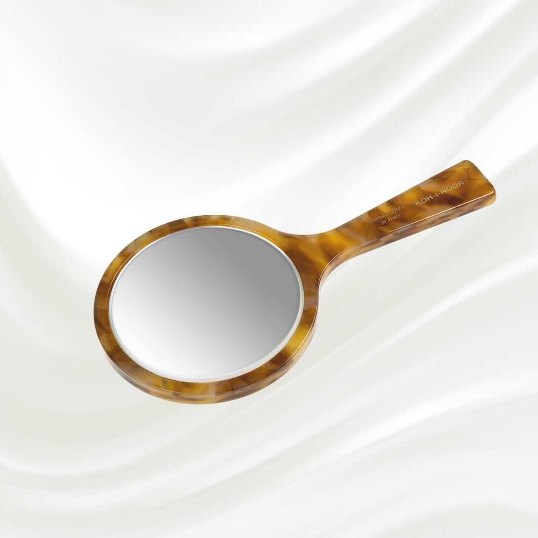 Luxury Hand Mirror - Honey by KOH-I-NOOR Beauty USA