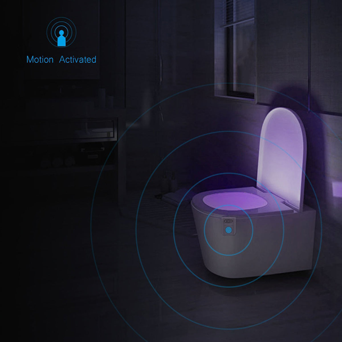  CLEAN BOWL UV Sanitizing Light For Germ Free Toilets With LED Motion Light by VistaShops VistaShops Perfumarie