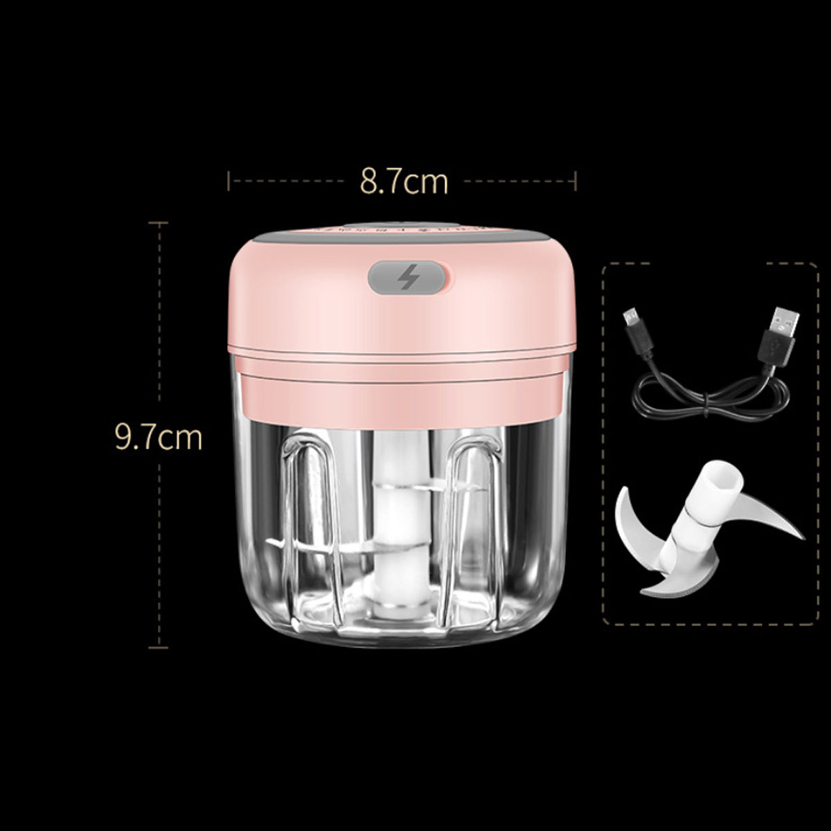  Quick Chop Powered Herbs,Veggie Chopper And Salsa Maker by VistaShops VistaShops Perfumarie