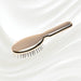 7112G KOH-I-NOOR Metallic hairbrush with gold plated handle, and metallic pins; KOH-I-NOOR's logo stamped on the handle
