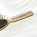 7112G KOH-I-NOOR Metallic hairbrush with gold plated handle, and metallic pins; KOH-I-NOOR's logo stamped on the handle