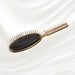 7113G KOH-I-NOOR Metallic hairbrush with gold plated handle, and metallic pins; KOH-I-NOOR's logo stamped on the handle