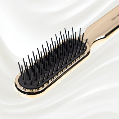 7114G KOH-I-NOOR Metallic styling brush with gold plated handle; KOH-I-NOOR's logo stamped on the handle
