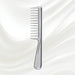 7130KK KOH-I-NOOR Metallic combwith chrome plated handle. KOH-I-NOOR's logo stamped on the comb