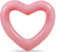 light pink heart float from the best pool float brand in front of a white background