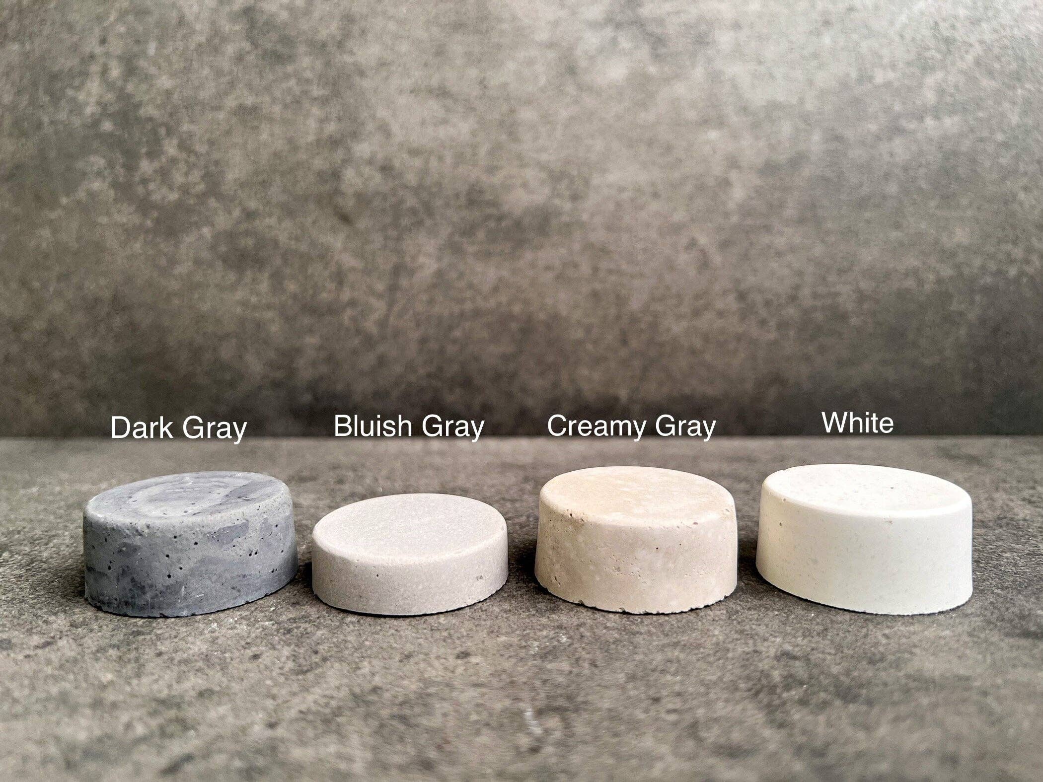 Concrete Color Samples: Dark Gray