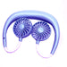  Beat The Heat Double Cool Cordless Breezy Mini Collar Fan by VistaShops VistaShops Perfumarie