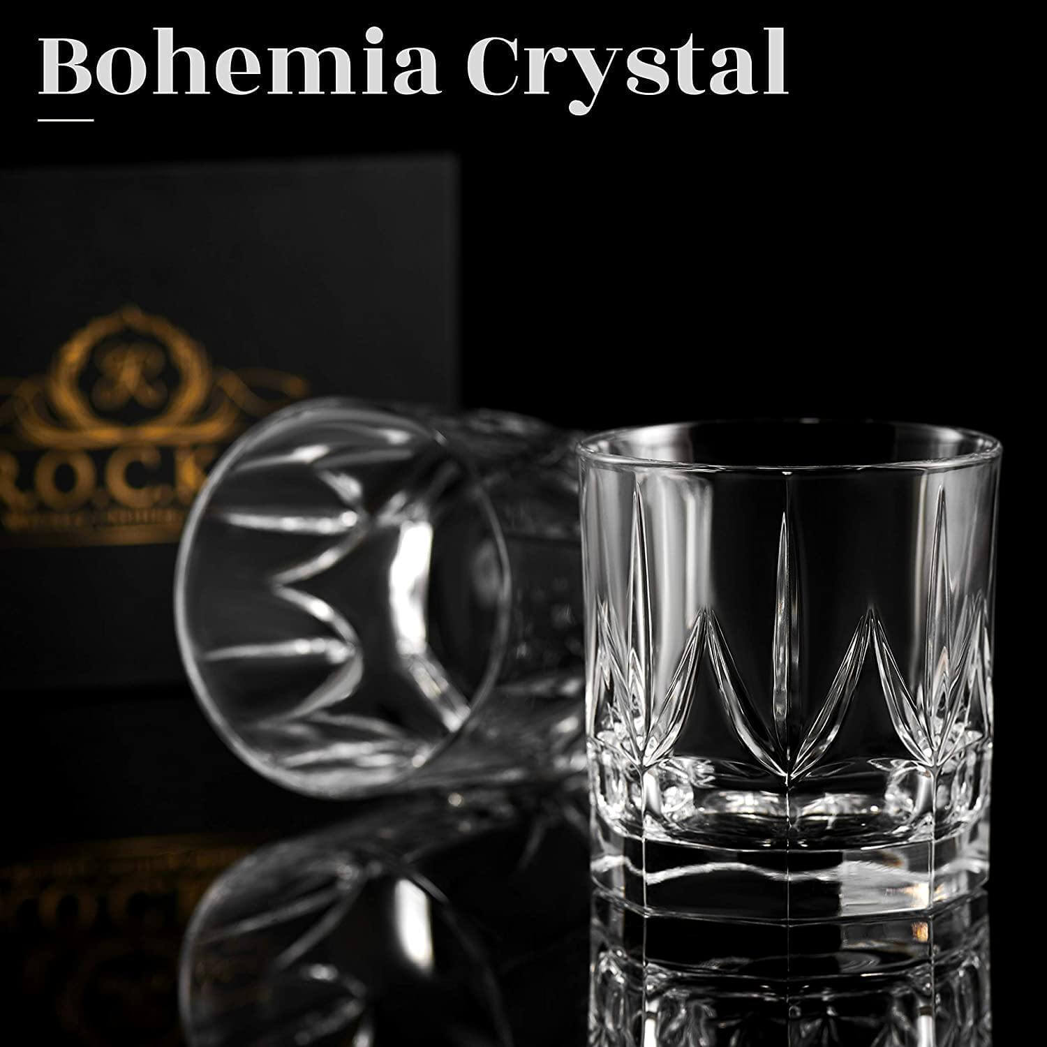 The Eco-Crystal Collection - Imperial Glass Edition by R.O.C.K.S. Whiskey Chilling Stones