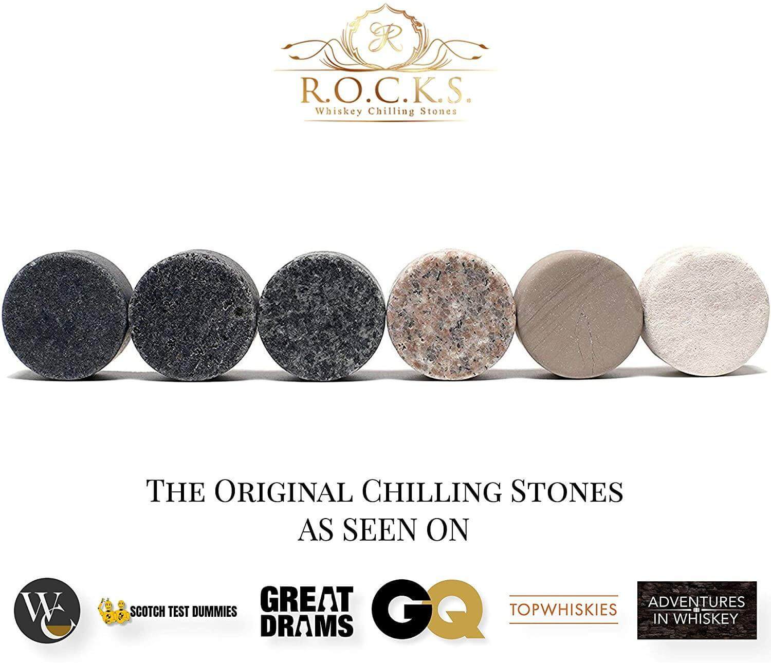 The Rocks x Trivia Quiz Set by R.O.C.K.S. Whiskey Chilling Stones